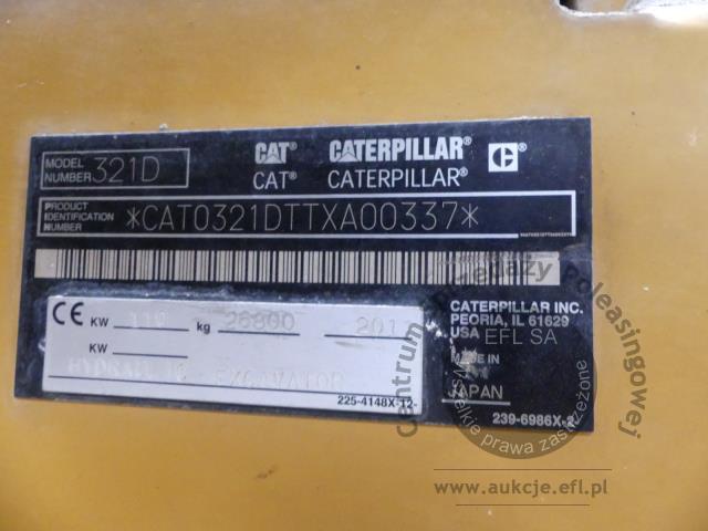 14 - Koparka gąsienicowa CATERPILLAR 321 D LCR 2011r.