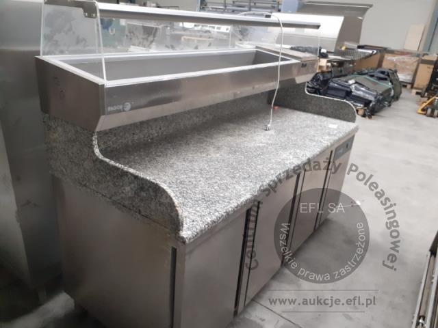 3 - Stół chłodniczy 3 drzwiowy z blatem granitowym + Nadstawka chłodnicza FAGOR 2024r.