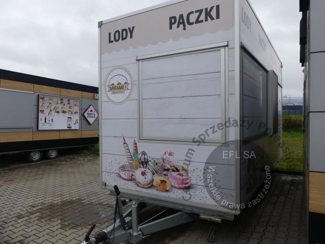 2 - Przyczepa gastronomiczna &quot;LODY PĄCZKI&quot; NIEWIADÓW B3500 2022r.