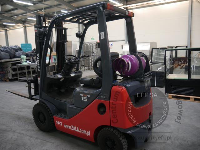 2 - Wózek widłowy Toyota BT GT15 Tonero 2007r.
