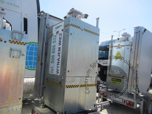 2 - Wieża monitoringu iCam Tower AI 5MQ4-MKII + przyczepka JEGGER JG0751  2023r.