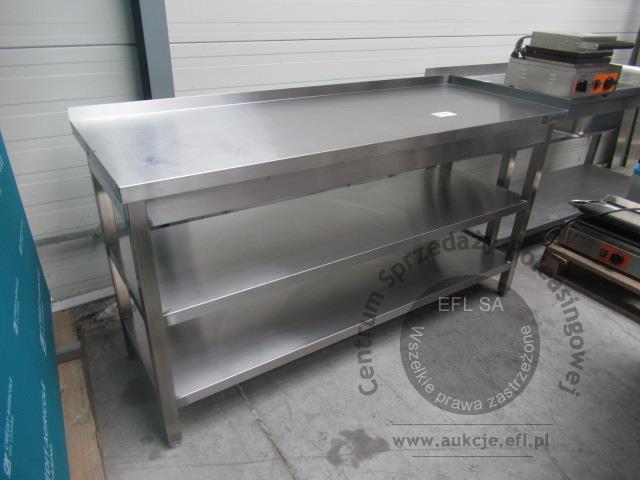 3 - Stół przyścienny 1600x600x850 z dwoma półkami