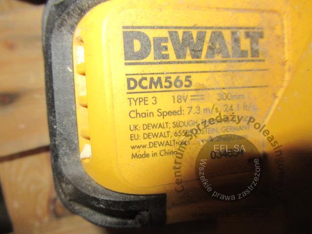 5 - Pilarka łańcuchowa DEWALT DCM 565
