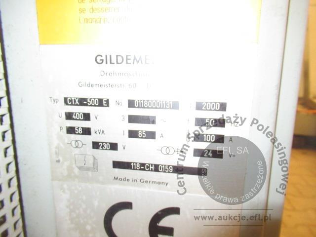 28 - Tokarka CNC GILDEMEISTER typ CTX-500 E 2000r.