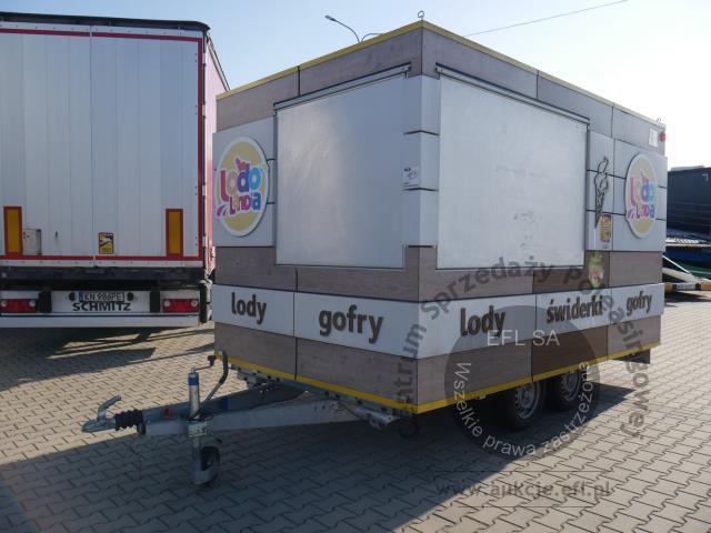 1 - Przyczepa gastronomiczna Niewiadów B3500 "LODY GOFRY"  2019r.