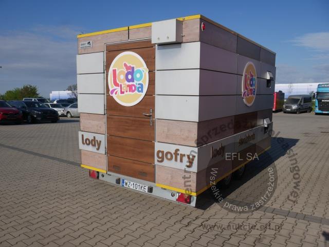 5 - Przyczepa gastronomiczna Niewiadów B3500 "LODY GOFRY"  2019r.