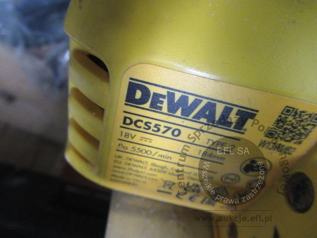 5 - Pilarka tarczowa DEWALT DCS 570