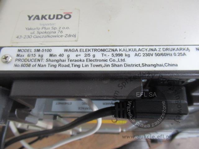 6 - Waga elektroniczna z drukarką Shanhai Teraoka