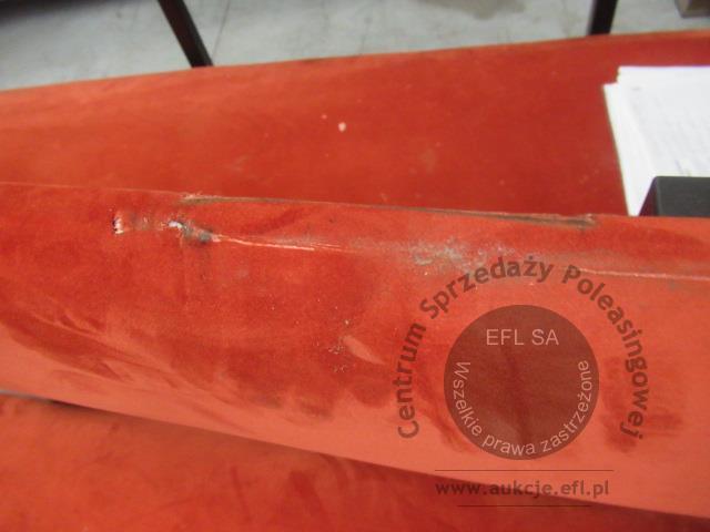 4 - Ławka z obiciem tapicerskim  7500x500x800