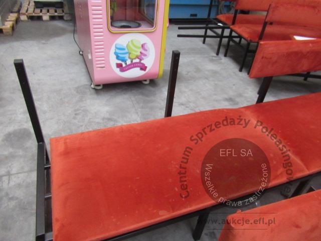 7 - Ławka z obiciem tapicerskim  7500x500x800