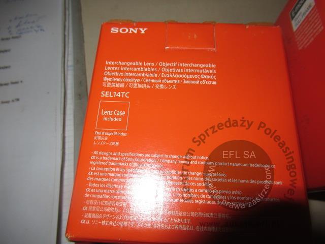 13 - Zestaw obiektywów SONY wg zestawienia
