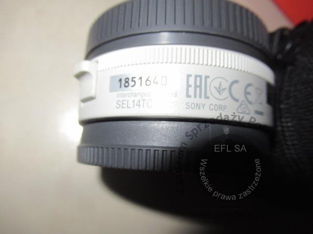 18 - Zestaw obiektywów SONY wg zestawienia