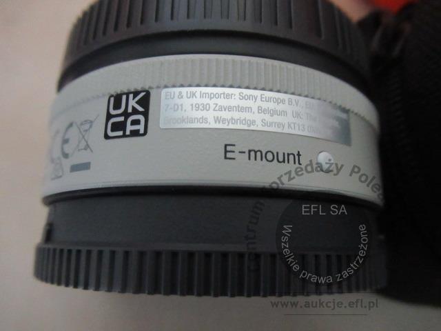 20 - Zestaw obiektywów SONY wg zestawienia