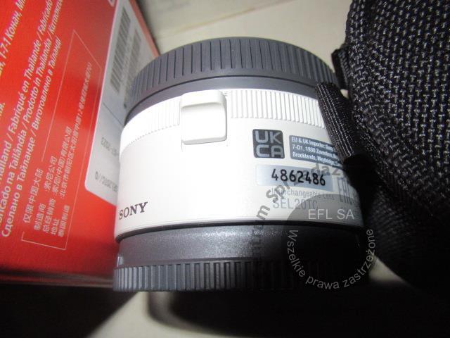23 - Zestaw obiektywów SONY wg zestawienia