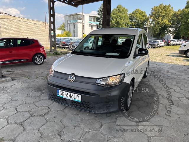 1 - Volkswagen Caddy 2.0 TDI 2021r. SK646UY UWAGA!! Pojazd znajduje się w lokalizacji: Katowice 40-689, Małachowskiego 16