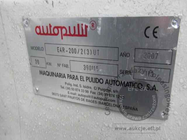 18 - Dwugłowicowa szlifierka taśmowa do metalu AUTOPULI 2007r.