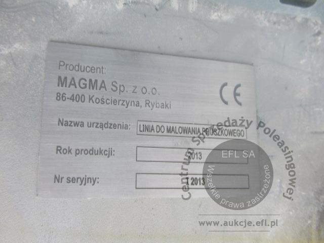 56 - Elementy linii do malowania proszkowego MAGMA 2013r.