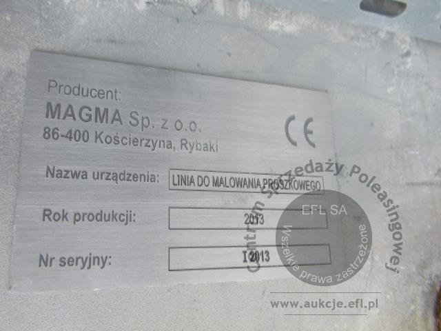 57 - Elementy linii do malowania proszkowego MAGMA 2013r.