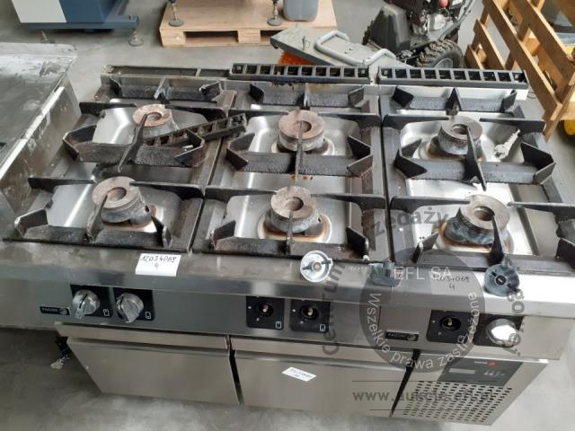 2 - Kuchnia gazowa FAGOR z podstawą chłodniczą FAGOR 2023r