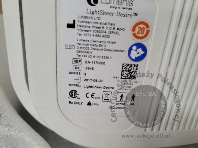 10 - Laser medyczny Lumenis Light Sherr Desire  2017r.