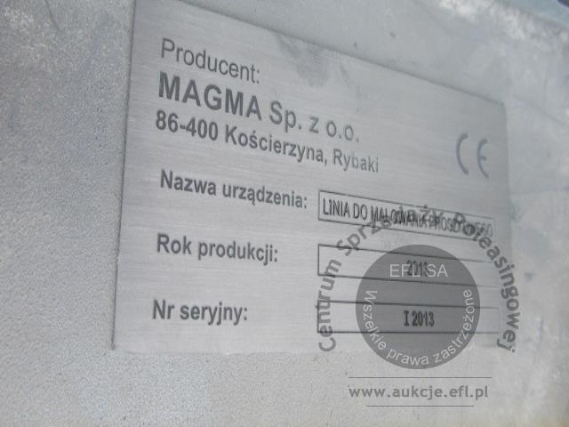 58 - Elementy linii do malowania proszkowego MAGMA 2013r.