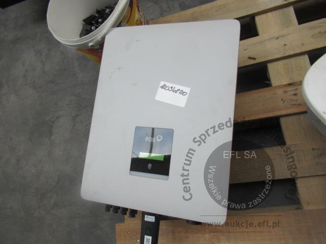 21 - Elementy instalacji fotowoltaicznej wg zestawienia