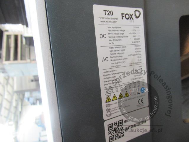 24 - Elementy instalacji fotowoltaicznej wg zestawienia