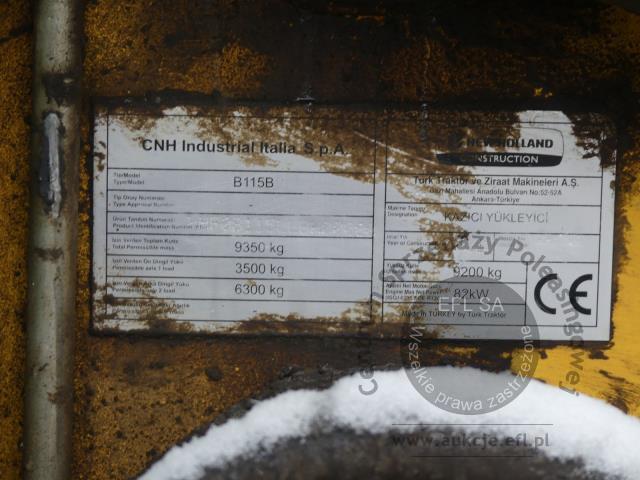 10 - Koparko-ładowarka New Holland B115B 2020r.