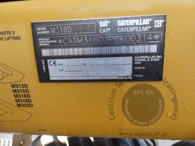 4 - Koparka kołowa CAT M316D 2014r.