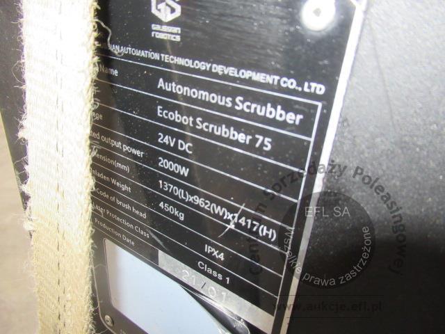 22 - Autonomiczna maszyna czyszcząca ECOBOT SCRUBBER 75
