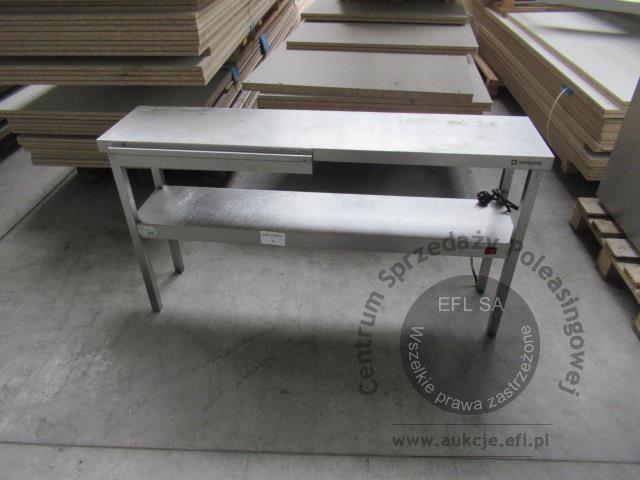 1 - Nadstawka grzewcza na stół podwójna Stalgast 2021r.