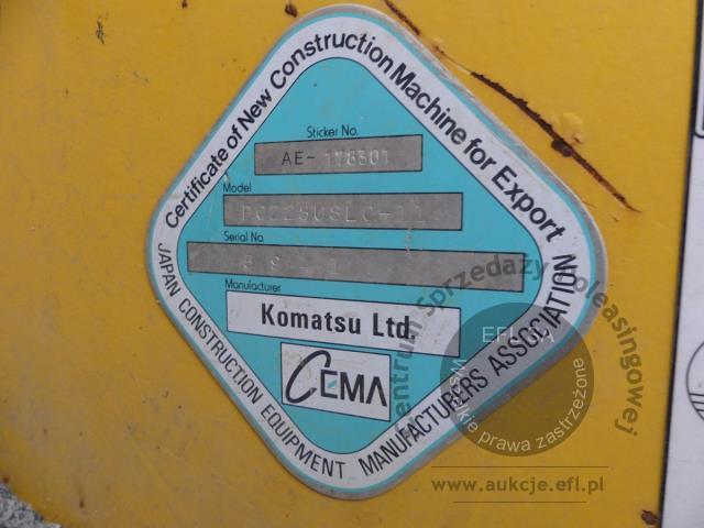 13 - Koparka gąsienicowa KOMATSU PC 228 USLC-11 2019r.