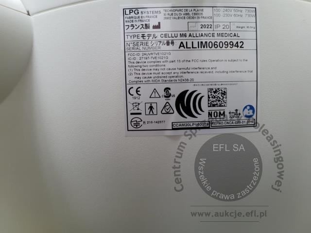 8 - Urządzenie kosmetyczne Cellu M6 ALLIANCE MEDICAL 2022r.