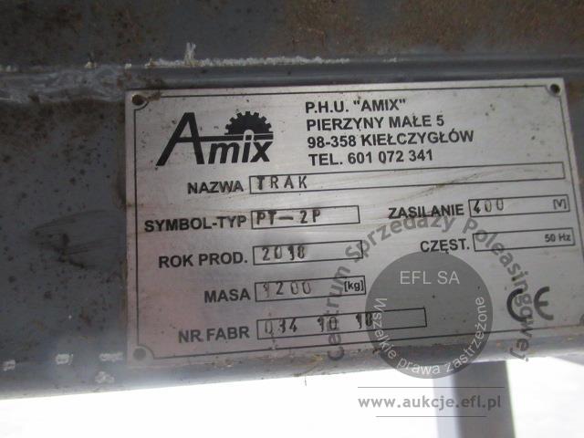 25 - Trak piła 2 taśmowa pionowa AMIX typ PT-2P z podajnikiem 2018r