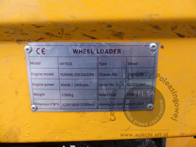 10 - Ładowarka kołowa INTERBAUER LK15 HFT926 2025r.